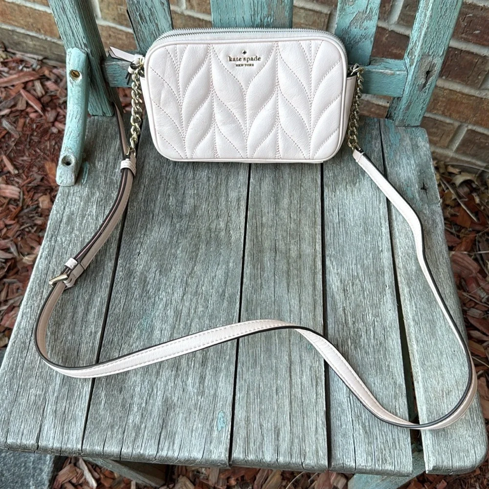 Kate Spade Light Pink Briar Lane Quilted Crossbody Bag